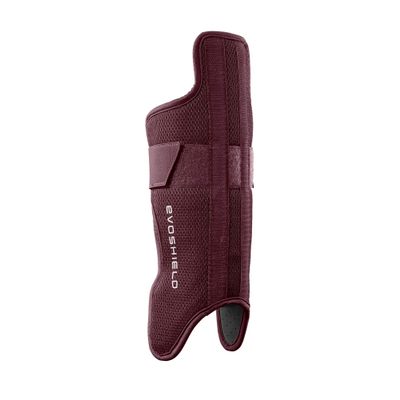 EvoShield Pro-SRZ Gel-to-Shell Catcher's Lower Leg Guards - Adult Size, Maroon