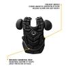 EvoShield Pro-SRZ Baseball Catcher's Chest Protector - Intermediate Size, Navy view 4