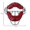 EvoShield Srz Catcher'S Facemask - Scarlet, One Size view 2