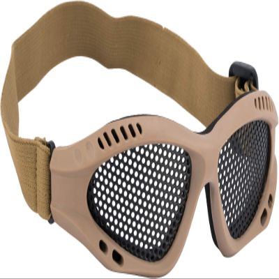 Evike Airsoft - Matrix Zero Wire Mesh Adjustable Goggles (Color: Tan)