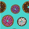 Hocsocx Turquoise Donuts Socks Performance Liner Moisture-Wicking Protection for Field Hockey, Ice Hockey, and Soccer view 4