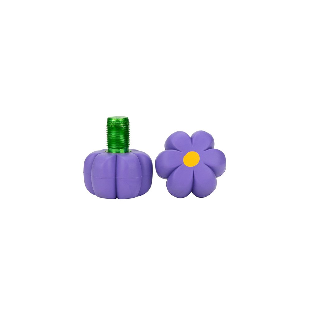 Moxi Brake Petals - Rubber Roller Skate Toe Stoppers - Pair | Violet Forget Me Not