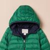 Amazon Essentials Boys' Lightweight Water-Resistant Packable Hooded Puffer Jacket, Green, 4T view 3