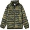 Amazon Essentials Boys' Lightweight Water-Resistant Packable Puffer Jacket, Olive Camo, X-Large view 1