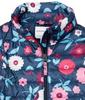 Amazon Essentials Toddler Girls' Lightweight Water-Resistant Packable Mock Puffer Jacket, Navy Floral, 4T view 2