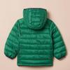 Amazon Essentials Boys' Lightweight Water-Resistant Packable Hooded Puffer Jacket, Green, 3T view 3