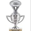 Crown Awards Basketball Trophy, 10" Silver Cup Basketball Award Trophies with Engraving Included, 5 Pack view 1