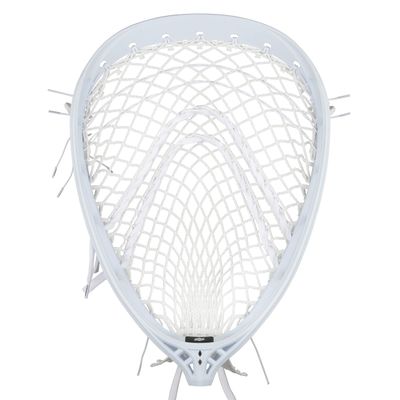 StringKing Mark 2G Goalie Lacrosse Head Strung with Grizzly Mesh (Grizzly 2X - White/White)