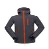 Jueshanzj Men's Windproof Camping Hiking Hooded Mountain Jacket Gray XXXL view 1
