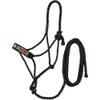 Tough 1 Beaded Mule Halter w.Lead Black Arrow view 1
