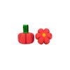 Moxi Brake Petals - Rubber Roller Skate Toe Stoppers - Pair | Red Hibiscus view 1