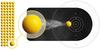 Wearable4U .43 Caliber Rubber Balls New Reusable Training Soft Rubber Balls for Paintball Guns (500 Rounds, Yellow) view 3