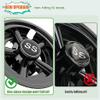 10L0L Golf Cart Hubcaps, 8 inch Wheel Covers Set of 4, Universal Hub Caps for Yamaha, Club Car, EZGO, Black view 3