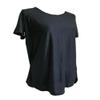 Adrianna Papell Women's Raised Polka Dot Tee (Black, S) view 1