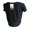 Adrianna Papell Women's Raised Polka Dot Tee (Black, S) view 2