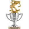 Crown Awards Golf Trophy, 9.5" Silver Cup Funny Golf Trophies with Engraving Included, 5 Pack view 1