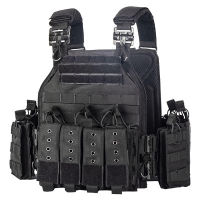 vAv YAKEDA CAMO Tactical Outdoor Carrier Vest (Black)