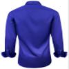 Alimens & Gentle Mens Royal Blue Dress Shirt Long Sleeve Wrinkle Free Stretch Business Formal Wedding Button Up Shirt XL view 4