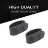 Gexgune Duty Belt Keeper Leather Tactical Belt Keeper Loop Belt Buckle for 22 1/4 Inch with Double Snap, (2Pack, Black) view 2