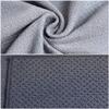 Honeystore Yoga Towels for Hot Yoga Non Slip Yoga Mat Towel with Grip Dots Dark Grey view 4