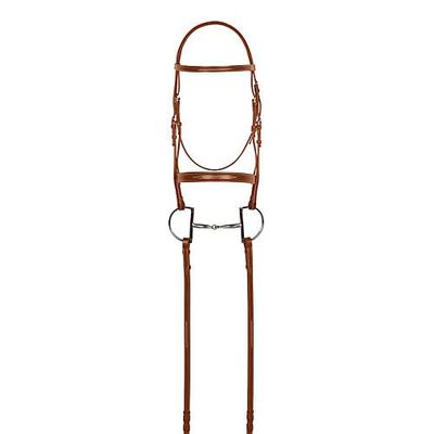 Aramas Fancy Mild Sq Raised Bridle Full Chestnut