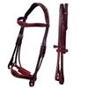 Exion Horse Dressage Bridle with Web Reins | Broad Anatomic Crownpiece, Crank Noseband & Browband & Reins with Hand Stoppers | Dressage Bridles for Horses view 1