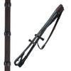 Exion Dressage Bridle for Horse with White Piping  Premium Padded Leather English Bridle with Detachable Flash & Web Reins  Black, Brown  Cob, Full, Pony, Warmblood view 3