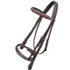 Exion Dressage Bridle for Horse Padded AntiPressure Crownpiece, Crank Noseband, Braided Browband & Web Reins Premium Leather Dressage Bridle for Show, Training view 2