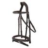 Exion Horse Snaffle Jumping Bridle with Removable Flash & Rubber Reins | Royal English Bridle for Horses | Havana Brown, Pony Size view 1