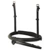 ExionPro Exion Anatomical Snaffle Jumping Bridle for Horses with Removable Flash Noseband & Rubber Reins  Premium Vegetable-Tanned Leather, SS Buckles, Padded MonoCrown, Designer Stitching view 4