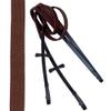 Exion Quick Change Snap English Bridle for Horses  Soft Lined Anatomical Jumping Bridle with Rubber Reins  Snap-On Crown & Cheekpiece  Wave Padded Browband & Raised Noseband  Horse Tack Set view 3