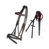 ExionPro Exion English Hunter Jumping Bridle for Horses with Removable Flash Soft Yet Strong Rubber Reins | Royal Hunter Bridle | English Bridle for Horses view 1