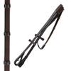 Exion Dressage Bridle with Anti-Pressure Crownpiece | Anatomical Padded Crank Noseband with Flash, Soft Browband & Web Reins with Hand Stoppers | Premium Leather Horse Bridle for Comfort & Control view 3