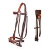 Exion Quick Change Snap English Bridle  Anatomical Poll Relief Jumping Bridle with Rubber Reins  Stainless Steel Fittings  Padded Wave Browband  Pony, Cob, Full, Extra Full view 1