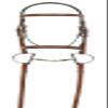 Aramas Fancy Raised Bridle/Reins Pony Chestnut