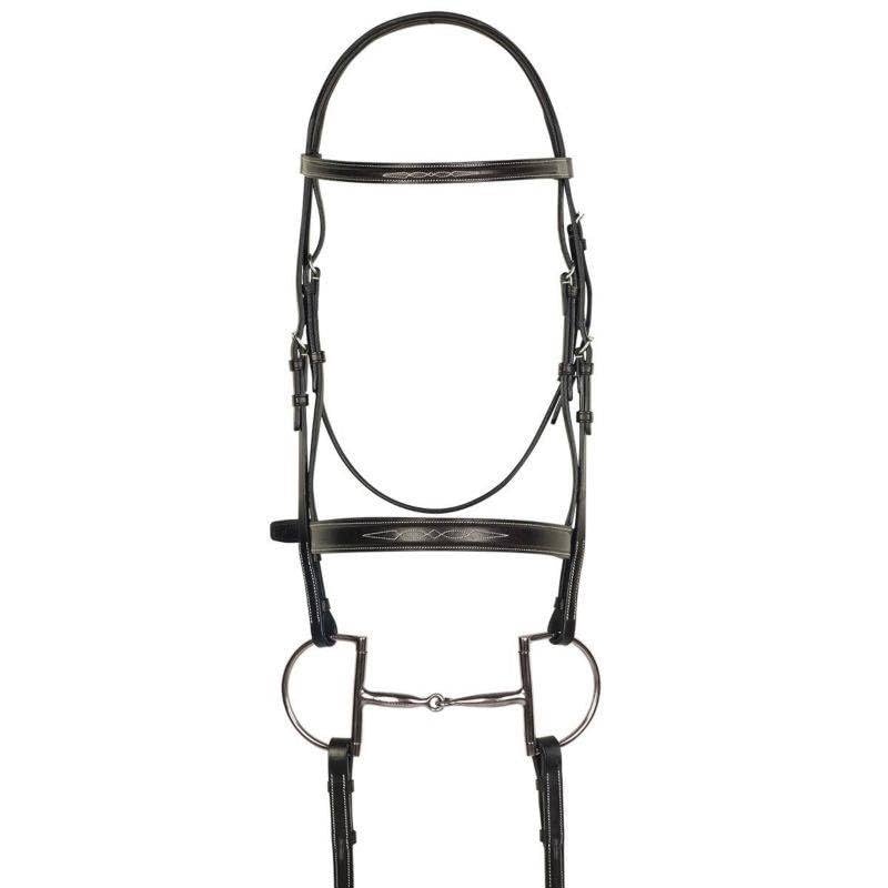 ARAMAS Fancy Mild Square Raised Bridle with Fancy Lace Reins