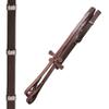 Exion Anti Pressure Cutback Crown Piece Soft Lined Browband and Crank Noseband Dressage Leather Bridle and Hand Stopper Leather Reins | Royal Dressage Bridle for Horses view 3