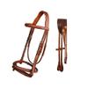ExionPro Exion English Hunter Jumping Bridle for Horses with Removable Flash Soft Yet Strong Rubber Reins | Royal Hunter Bridle | English Bridle for Horses view 1