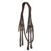 Exion Double Dressage Bridle Designed for Horses with Two Leather Reins view 4
