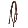 ExionPro Exion 'Hercules' Hunter Bridle with Laced Leather Reins - English Horse Hunter Bridle for Horses view 3