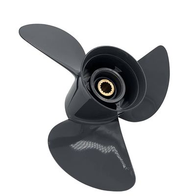 ARKDOZA 3 Blade 115/135/150/200/225/250HP RH 15 Tooth Boat Aluminum Propeller for Honda Outboards Pressed in Rubber Hub (14 3/4 (Dia) x 17 (Pitch))