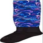 Ovation Ladies PerformerZ Sock Feather Swirl Blue