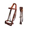ExionPro Exion English Hunter Jumping Bridle for Horses with Removable Flash Soft Yet Strong Rubber Reins | Royal Hunter Bridle | English Bridle for Horses view 1