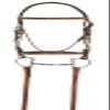 ARAMAS Plain Raised Bridle with Lace Reins view 1