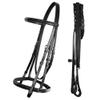 ExionPro Exion Affordable Hunter Bridle with Laced Reins | Hunter Bridle for Horse | English Horse Tack view 1