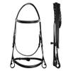 ExionPro Exion Affordable Hunter Bridle with Laced Reins | Hunter Bridle for Horse | English Horse Tack view 2