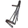 Exion Anti Pressure Cutback Crown Piece Soft Lined Browband and Crank Noseband Dressage Leather Bridle and Hand Stopper Leather Reins | Royal Dressage Bridle for Horses view 2