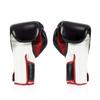Fairtex BGV6 Angular Gloves: Premium Synthetic Leather Construction | Unique Design, Locked Thumb |Multi-Layer Padding |Ideal for Boxing, MMA, Kickboxing & More(Black/White/Red/14oz) view 2