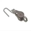6 x Washing LINE Cable Rope Pulleys with Hook GALVANISED Steel view 1