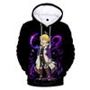 CHLOBLOM Meliodas Cosplay Costume Anime Hoodie Hooded Pullover Sweatshirt (Large, Purple) view 1